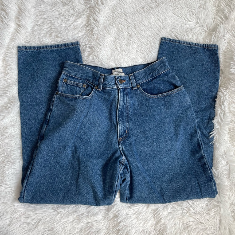 L.L. Bean Womens 12 Regular Denim Jeans Great Condition